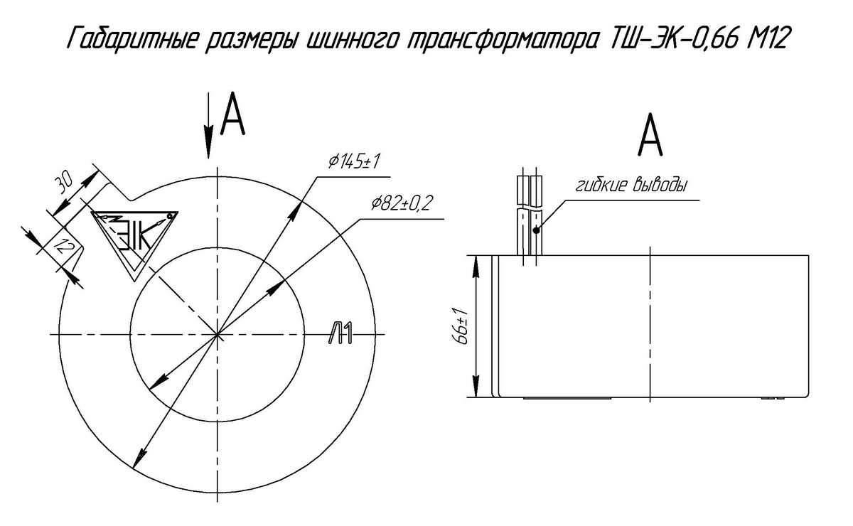 Габаритные размеры