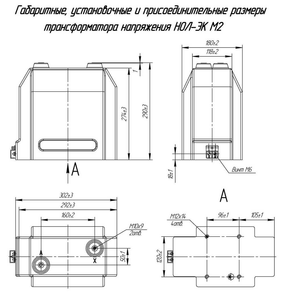 Габаритные размеры