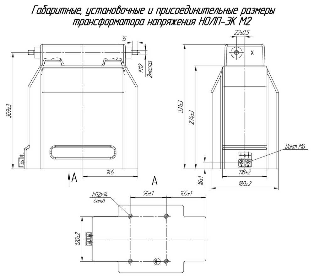 Габаритные размеры