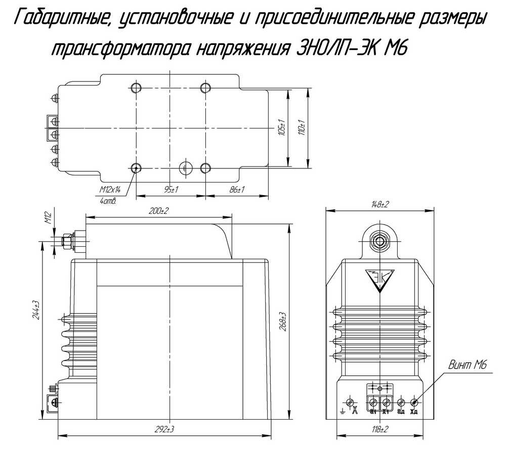 Габаритные размеры