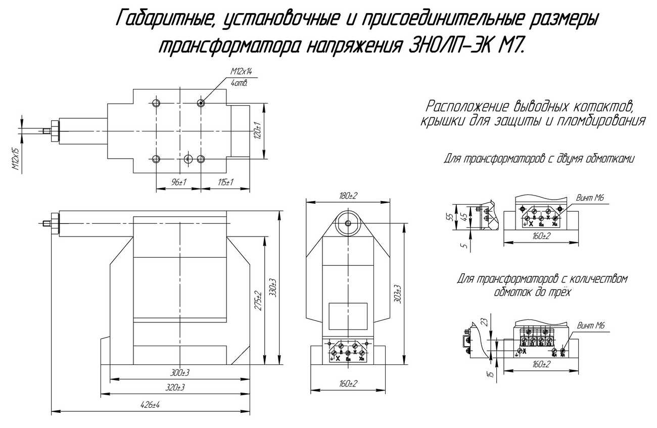 Габаритные размеры